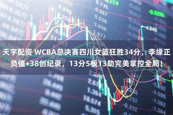 天宇配资 WCBA总决赛四川女篮狂胜34分，李缘正负值+38创纪录，13分5板13助完美掌控全局！